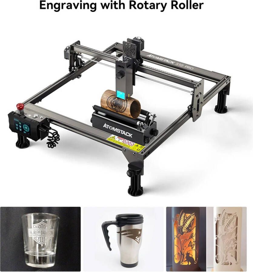 ATOMSTACK Fratersphere Laser graveermachine Ultra-Dunne Laser Graveermachine Laser cutter Hout Acryl Laser Snijmachine