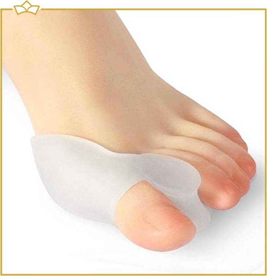 Attrezzo Teenspreider voor Hallux Valgus siliconen Grote teen corrector One size