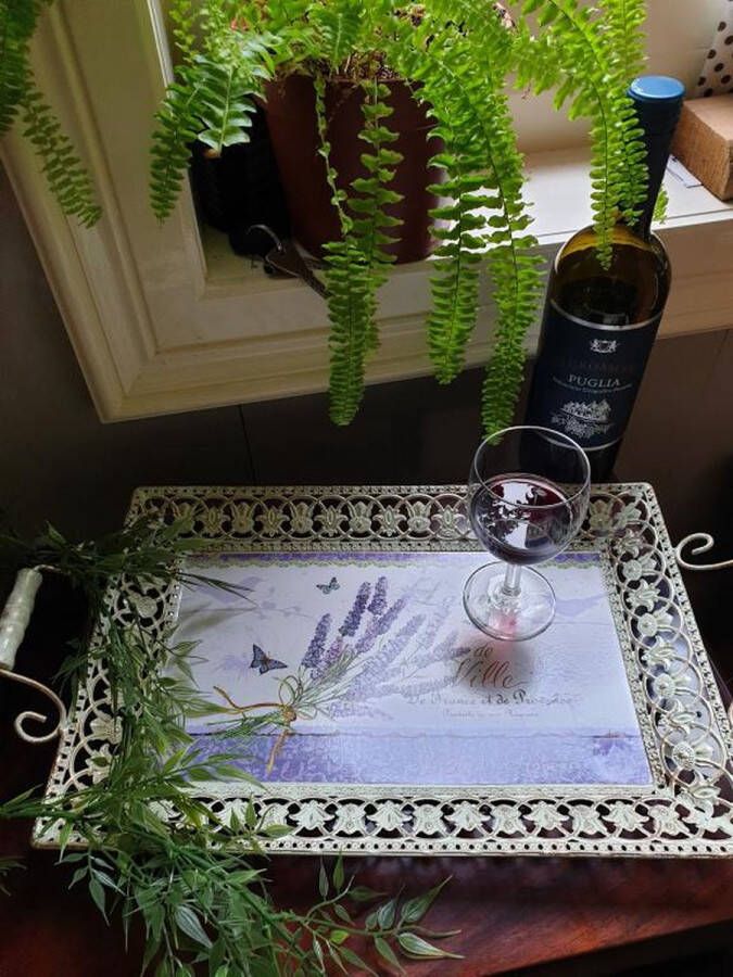 Atw Dienblad met lavendel