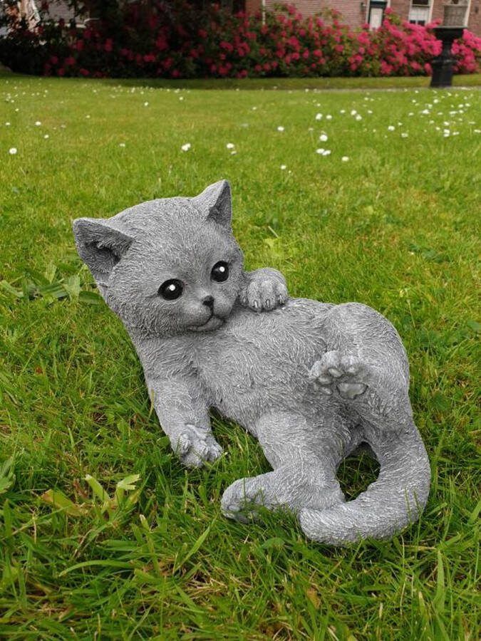 Atw tuinbeeld poes beton