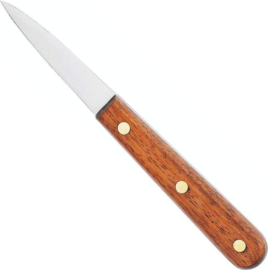 Au Nain Oestermes Model Lyonnais 7 cm Roestvrij Stalen Lemmet Palissander Handvat