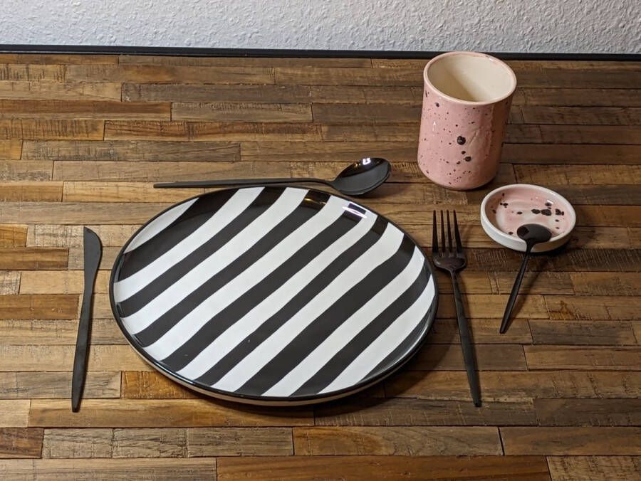 Aucilia Aulica Gestreepte dinerbord
