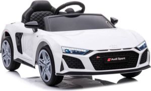 Audi R8 Sport Elektrische kinderauto accu auto tot 6 km u wit