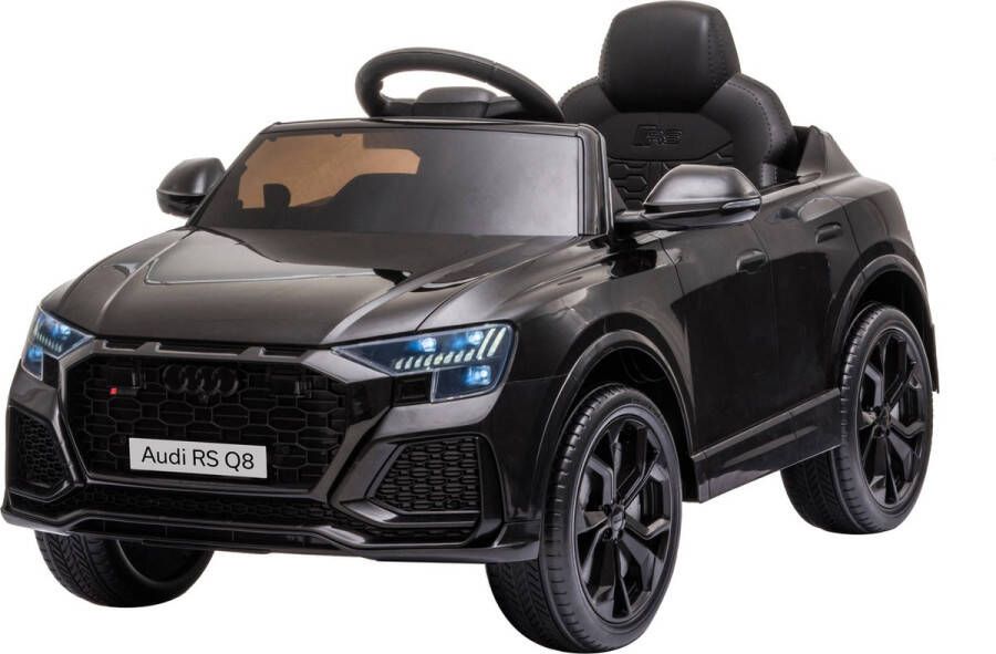 Audi RSQ8 Edition Full Black Elektrische Kinderauto 12V Met Afstandsbediening MP3 input AUX LED lampen bluetooth