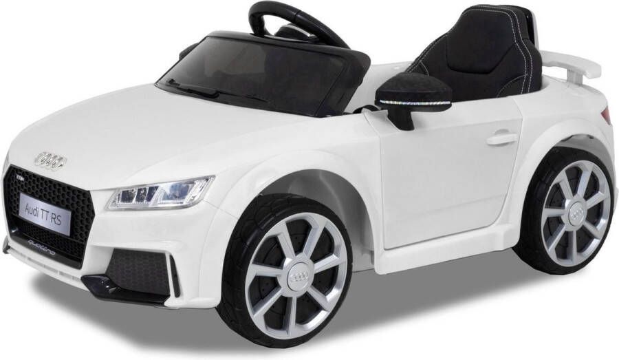 Audi TT RS Elektrische Kinderauto – 12V – 35cm Zit Hoogte – 1-6 Jaar – Afstandsbediening – Extra Functies – Wit