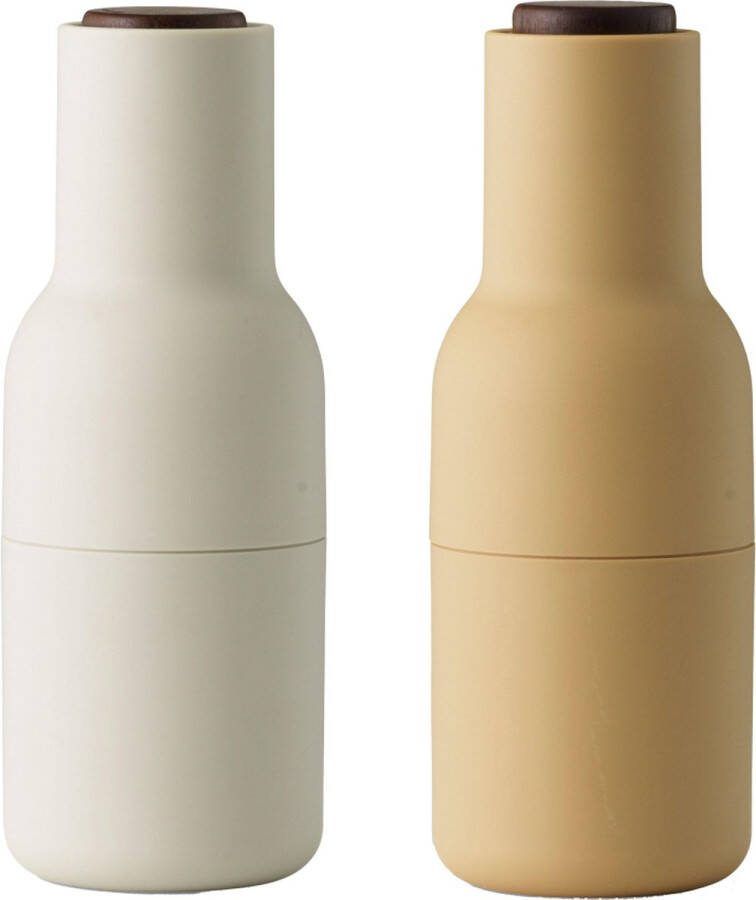 Audo Copenhagen Bottle Grinder peper- en zoutmolen Barley walnoot
