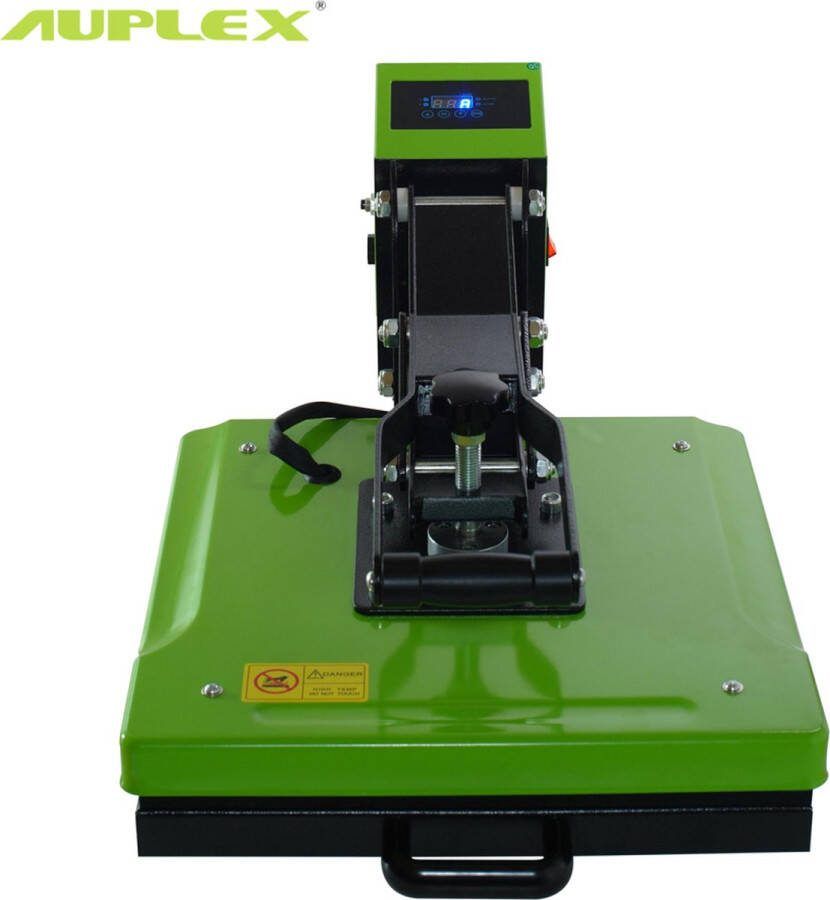 Auplex Transferpers 38x38cm: Hittepers (Heat Press) met Clamshell Design