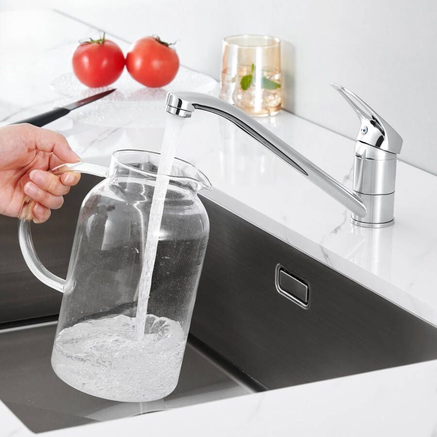 Auralum max Keukenkraan Chroom Kraan Keuken Mengkraan Keuken Kraan Keukenkranen 360° Draaibare Uitloop