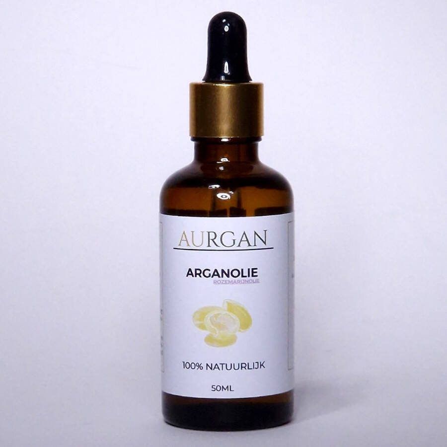 Aurgan Rozemarijn haarserum met Arganolie 50 ml haarolie voedend voor haargroei arganolie & rozemarijnolie anti-haaruitval olie rosemary oil