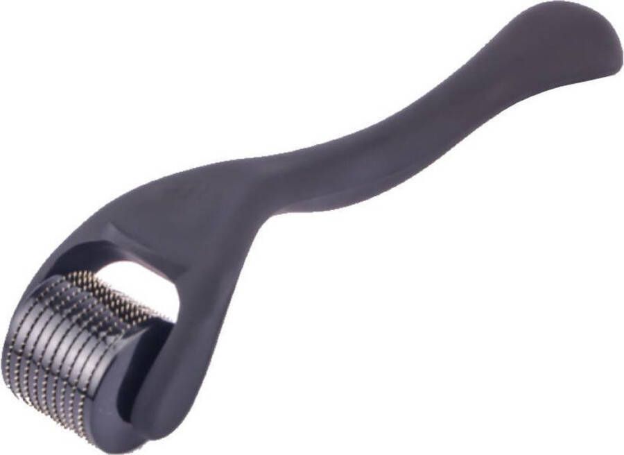 Aurgan.nl Premium Black Dermarollers 0.5 mm titaniumnaalden | hoogwaardige derma rollers voor het gezicht effectief rollen tegen huidbeschadigingen littekens en grove porien