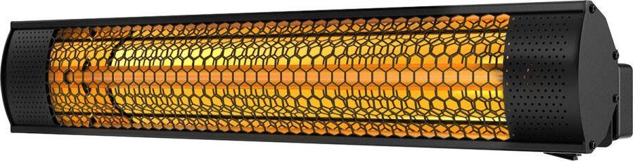 Auronic Terrasverwarmer Infrarood Verwarming Heater Elektrisch 2000W Zwart