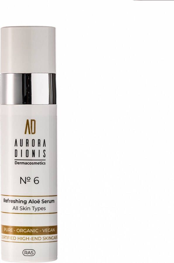 Aurora Dionis Dermacosmetics Aurora Dionis N°6 Aloe Serum Gezichtsserum Anti-aging acne Gemengde huid Vette huid Vale huid Natuurlijk en Vegan