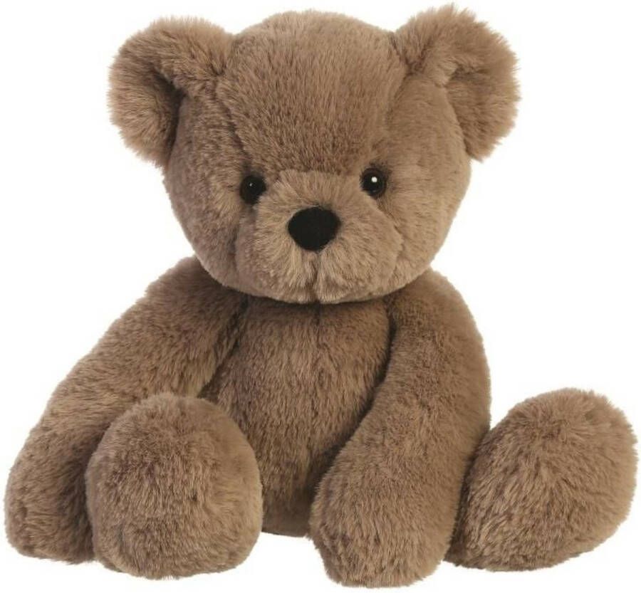 Aurora Eco Nation Pluche knuffeldier teddybeer bruin 28 cm bosdieren thema Knuffelberen