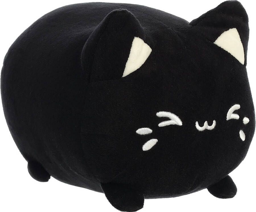 AURORA WORLD UK LTD Aurora Tasty Peach Meowchi knuffel zwart 15 cm