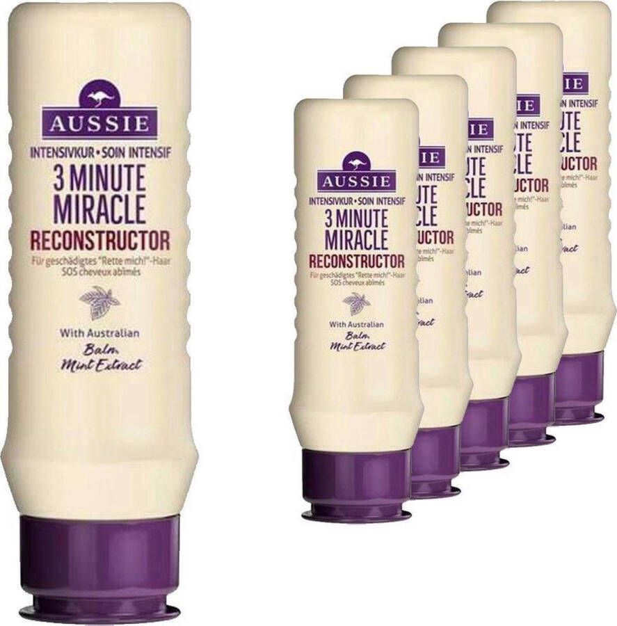 Aussie Hair 6 stuks Aussie 3-Minute Conditioner 75 ml Voordeelverpakking