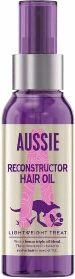 Aussie Reconstructor Haarolie Herstellende Vegan Verzorging 6 x 100 ml Voordeelverpakking