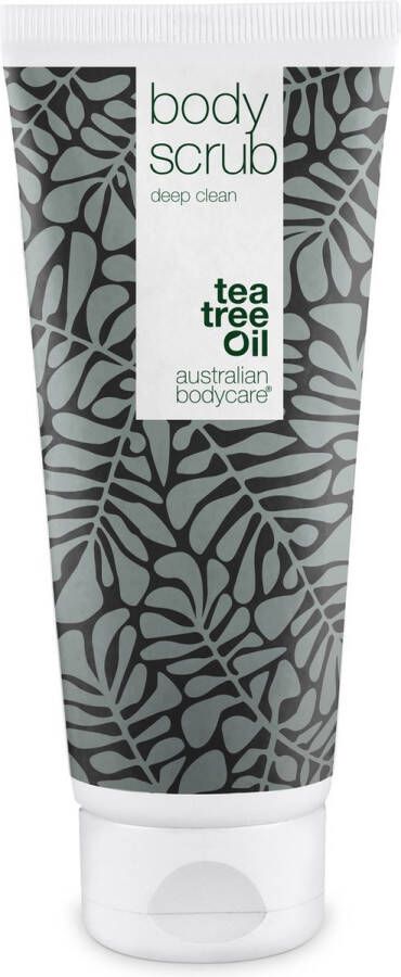 Australian Bodycare Body Scrub 200 ml Diep reinigende peeling voor je hele lichaam met 100% natuurlijke Tea Tree Olie Ook geschikt als voetscrub en te gebruiken bij puistjes op je rug en de rest van het lichaam