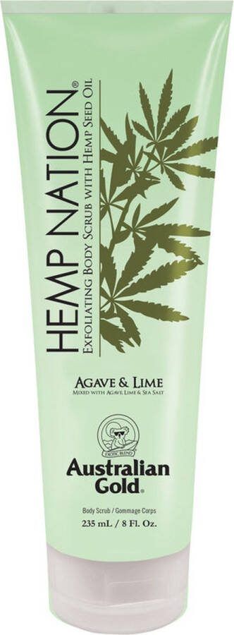 Australian Gold Hemp Nation Agave And Lime Body Scrub bath And Body 235