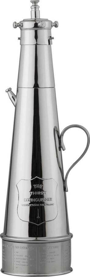 Authentic Models Thirst Extinguisher Cocktailshaker cocktailshakers Decoratie Zilver Messing