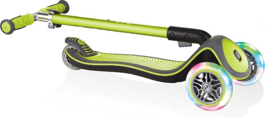 Authentic Sports Globber Loopfiets ELITE Deluxe met lichtwielen groen