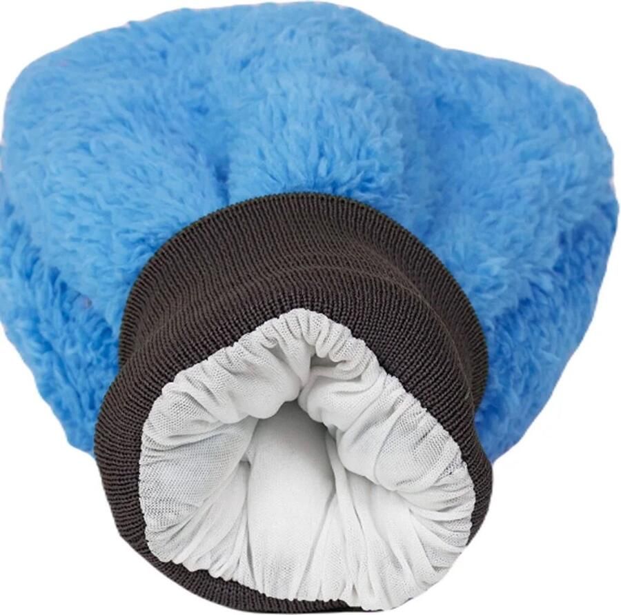Autofresh -Auto Was Handschoen -Washandschoen Auto Schoonmaakhandschoen -Microvezel washand Microvezel Stof Blauw