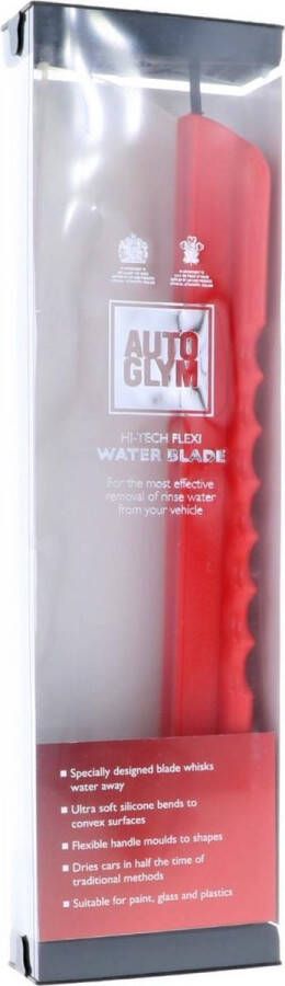 Autoglym Hi-Tech Flexi Water Blade trekker 30 5 cm rood