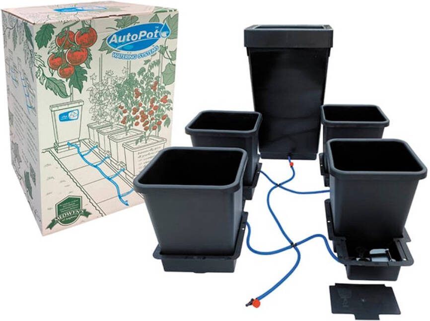 Autopot Watering Systems AutoPot Wateringsystemen 4Pot Systeem bewateringssysteem Automatische plantenirrigatie en voeding irrigatiesysteem bewatering Zonder stroom