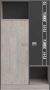 Actona Kledingkast Fabric eikenkleur grijs 181 5x101 4x50 5 cm Leen Bakker - Thumbnail 1