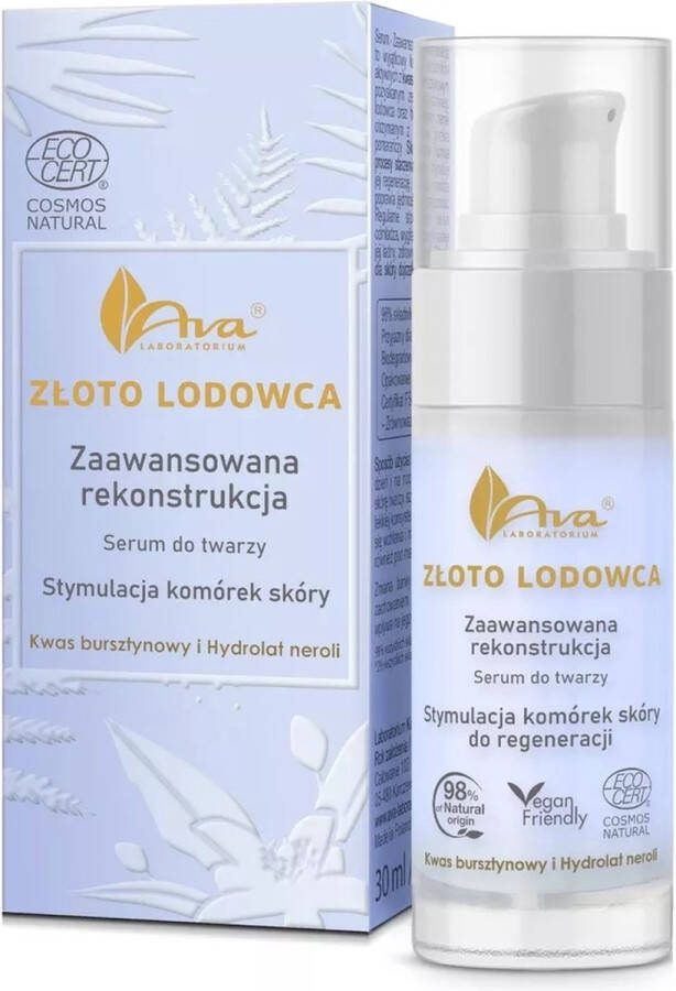 Ava Laboratorium Glacier Gold Gezichtsserum 30ml