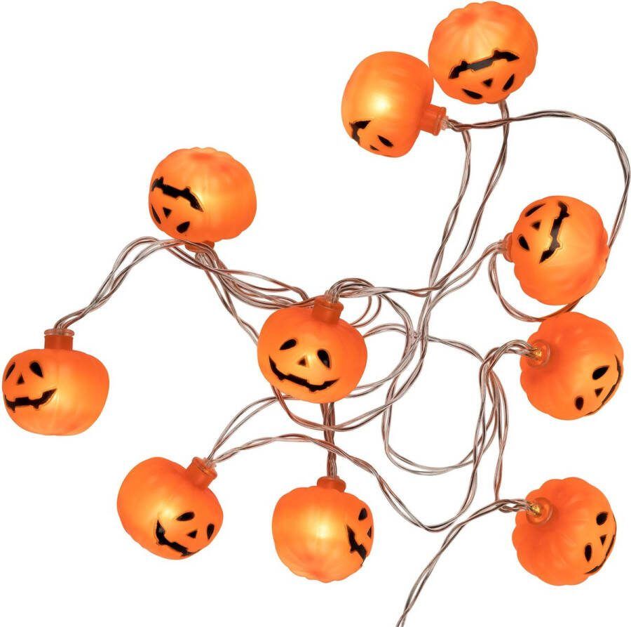 Avalon Everyday 10 led pumpkin lights warm wit sfeerverlichting op batterijen Halloween