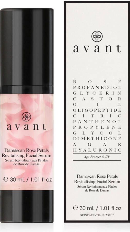 Avant Age Protect & UV Damascan Rose Petals Revitalising Facial Serum Gezichtsserum 30 ml