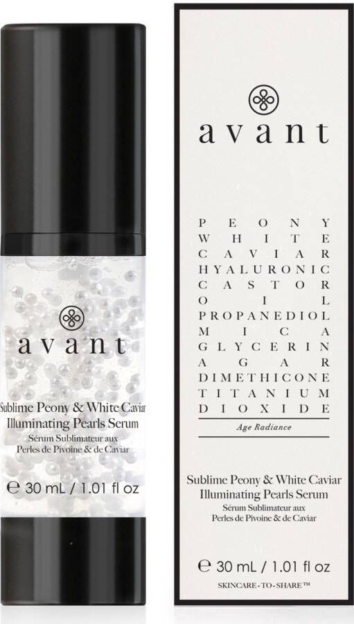 Avant Age Radiance Sublime Peony & White Caviar Illuminating Pearls Serum Gezichtsserum 30 ml