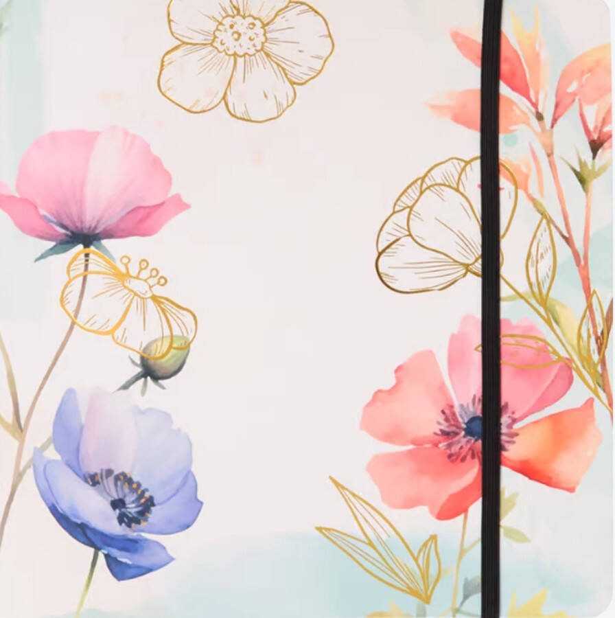 Avec Art Journal Kraft Cover Schetsboek 300 g-m² Kunstboek Aquarel papier 30 vellen 21 x 21cm Aquarelpapier Aquarel boek