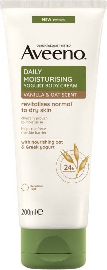 Aveeno Daily Moisturising Yogurt Body Cream 200 ml
