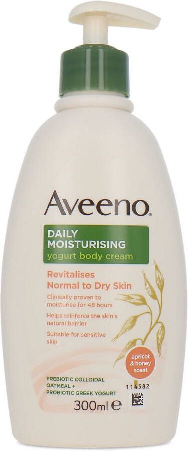 Aveeno Daily Moisturising Yogurt Body Cream 300 ml