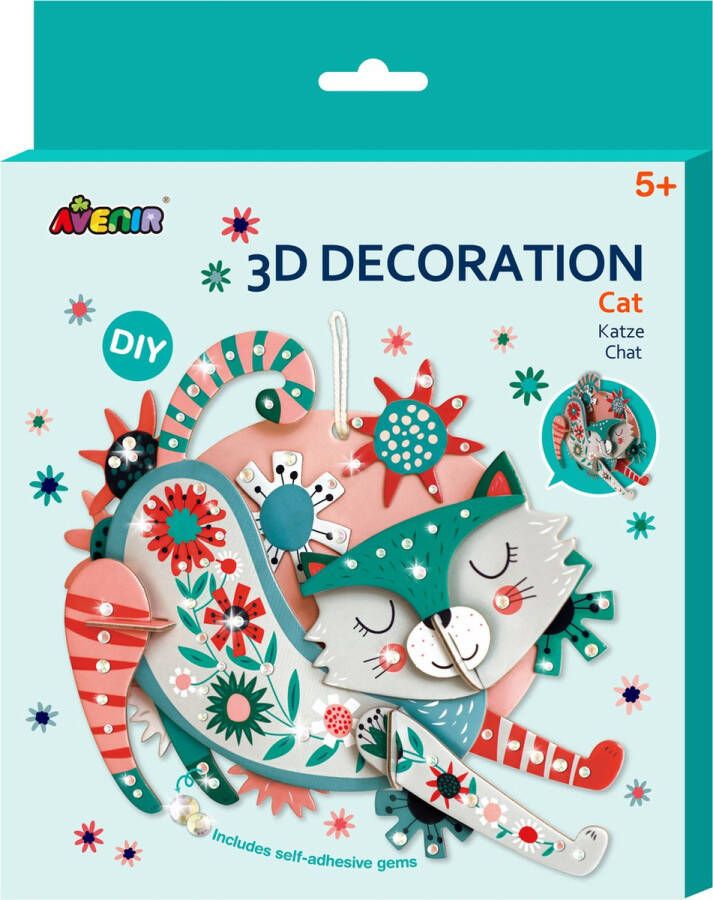 Avenir 3D Decoration Medium: KAT 20 5x22 5cm in box 22x1x28 5cm 5+