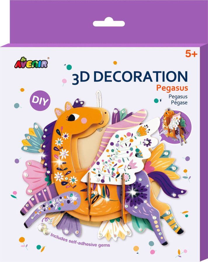 Avenir 3D Decoratie Pegasus
