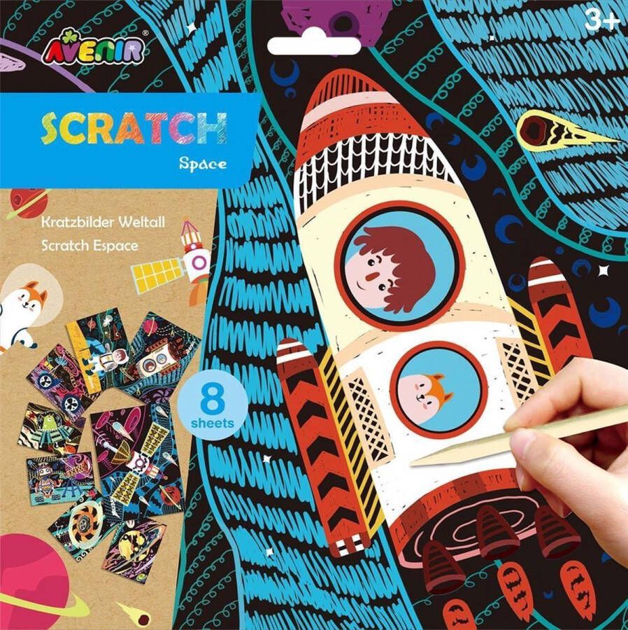 Avenir Scratch Art Space 3+