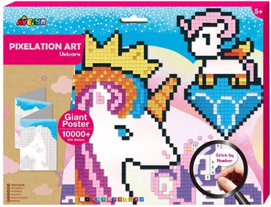 Avenir Pixelation Art Unicorn +5 jaar