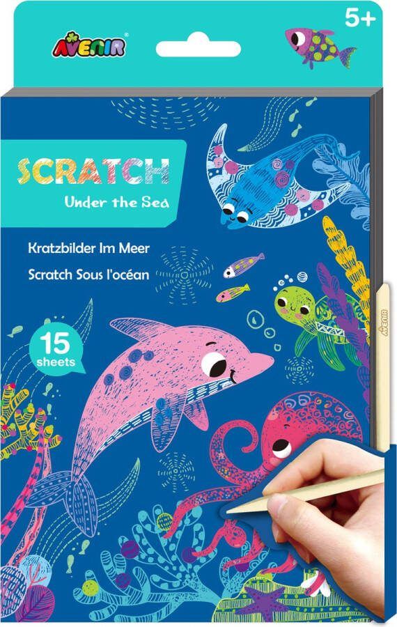 Avenir Scratch: ART BOOK A5 Zeeleven 15 pagina's 5+