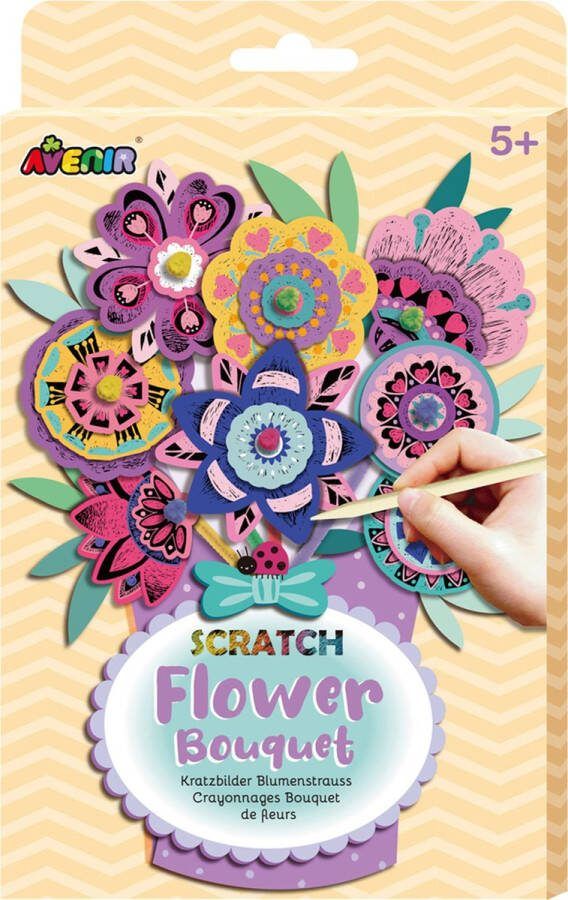 Avenir Scratch: BOUQUET BLOEMEN in doos 5+
