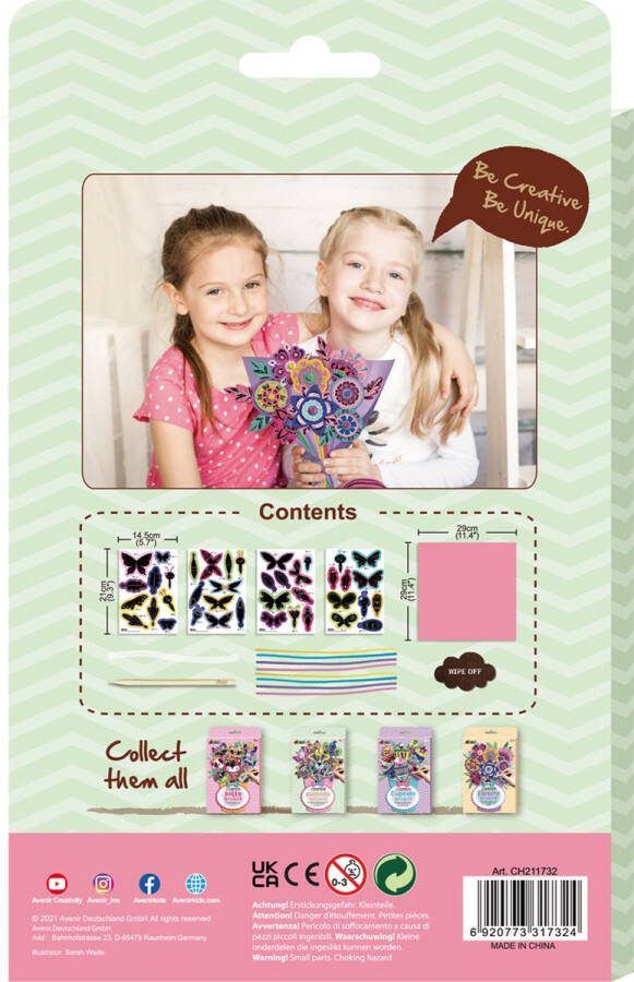 Avenir Scratch: BOUQUET VLINDER in doos 5+