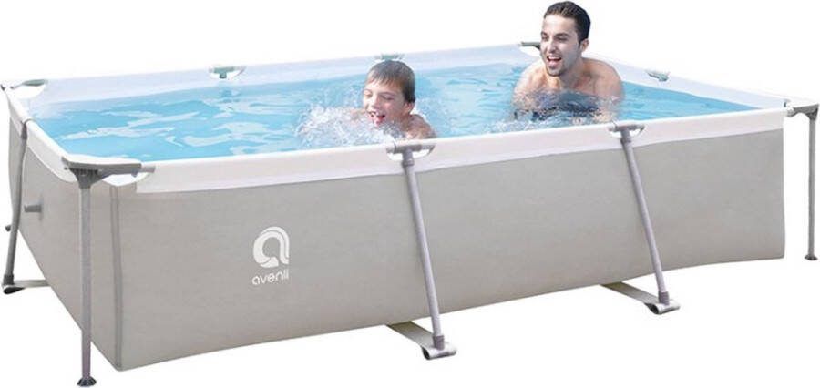 Avenli 300x207x65 Opzetzwembad Versterkte zijwanden Inclusief reparatieset UV-bestendig materiaal