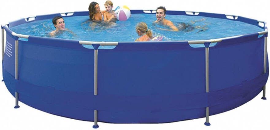 Avenli Opzetzwembad met filterpomp Rond zwembad 450x90 cm veel accessoires