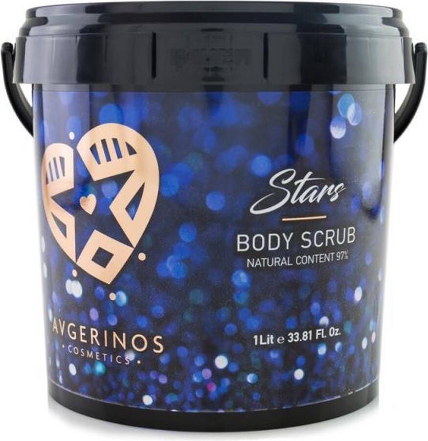 AVGERINOS BODY SCRUB STARS 1 LITER BODYSCRUB SCRUB