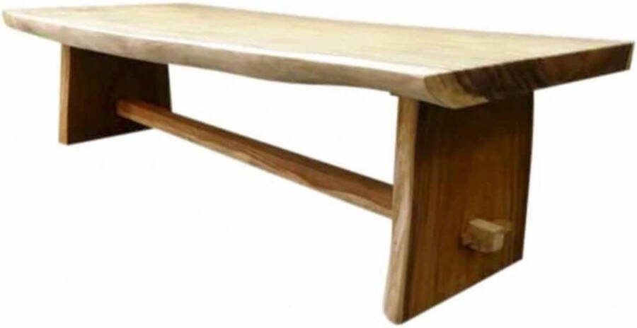 AVH-Collectie Boomstamtafel 300x100xH77 5 cm bladdikte 10 cm