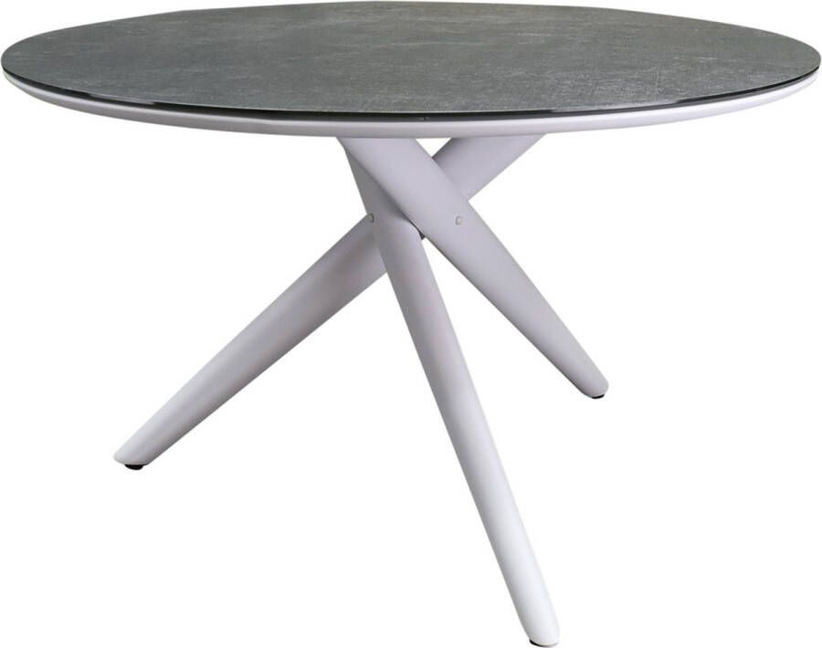 AVH-Collectie New Valley dining tuintafel rond 120 cm wit