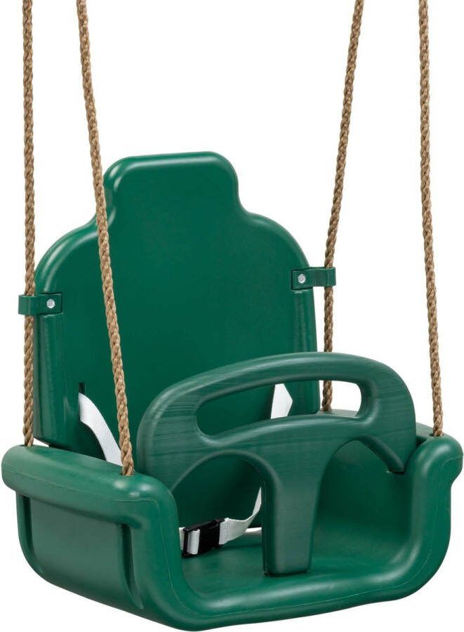 Avnya B-Play Babyschommel Groeimodel Groen BR Touwen Beige