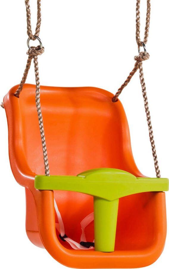 Avnya Babyschommel Luxe Premium Oranje Limoen groen met PP Touwen