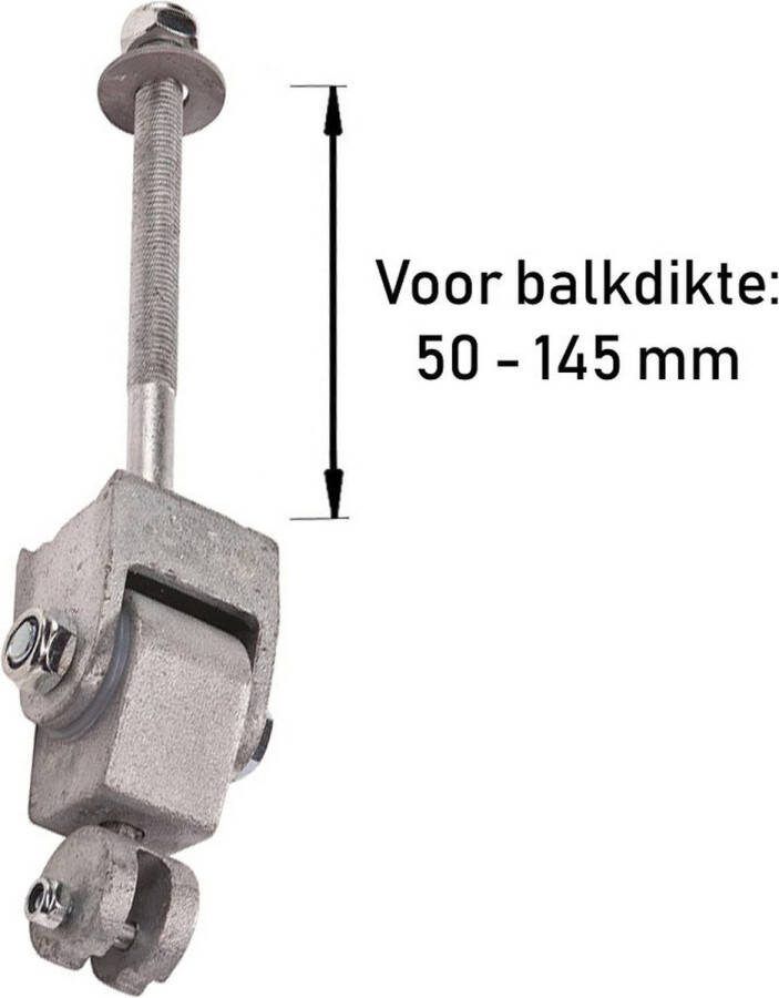 Avnya Schommelhaak Gegalvaniseerd Openbaar M12 (160mm) (1 stuk)